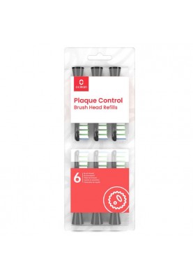 Насадка для зубної електрощітки Oclean P1C5 B06 Plaque Control Brush Head Black (6 шт) (6970810552232)