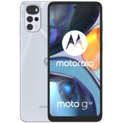 Смартфон Motorola Moto G22 4/64GB Dual Sim White (TKOMOTSZA0127) EU_