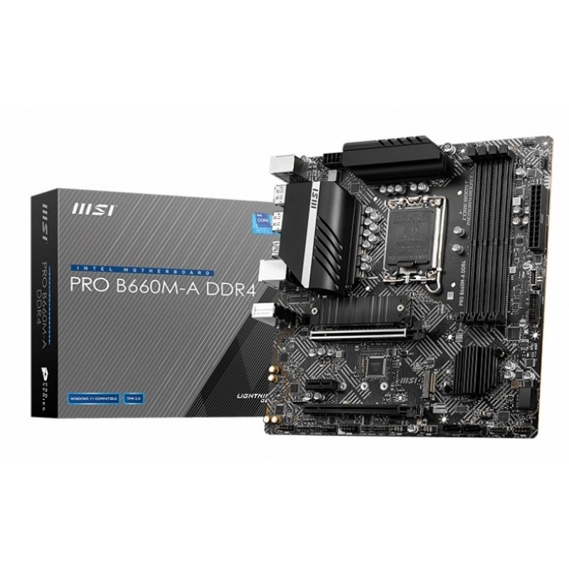 Материнська плата MSI Pro B660M-A DDR4 Socket 1700