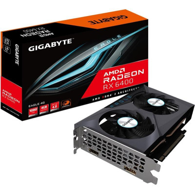 Відеокарта AMD Radeon RX 6400 4GB GDDR6 Eagle Gigabyte (GV-R64EAGLE-4GD)