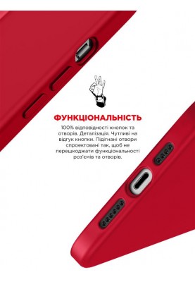 Чохол-накладка Armorstandart Icon2 для Apple iPhone 12 Pro Max Red (ARM60576)