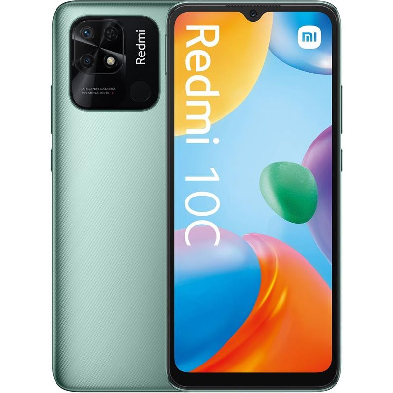 Смартфон Xiaomi Redmi 10C 4/128GB Dual Sim Mint Green