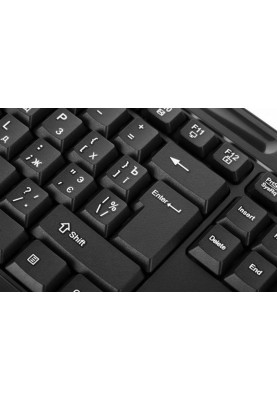Клавіатура 2E KM1040 Ukr (2E-KM1040UB) Black USB