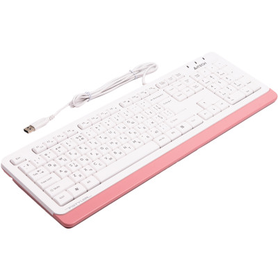 Клавіатура A4Tech FK10 Ukr Pink USB