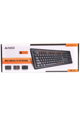 Клавіатура A4Tech KM-720 Black