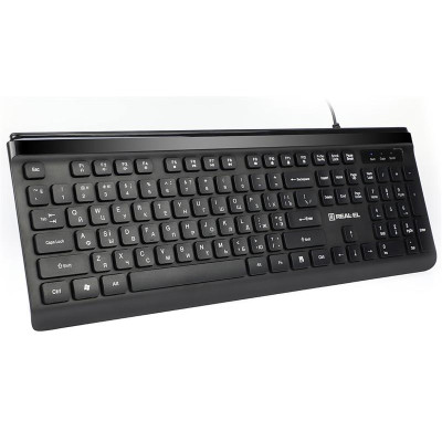 Клавіатура REAL-EL Comfort 7085 Ukr Black Клавіатура REAL-EL Comfort 7085 Ukr Black
