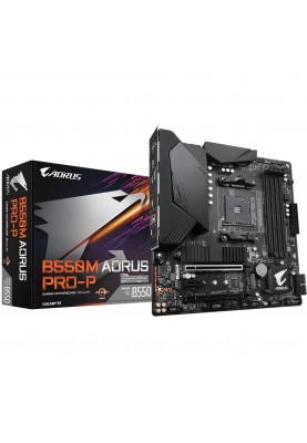 Материнська плата Gigabyte B550M Aorus Pro-P Socket AM4