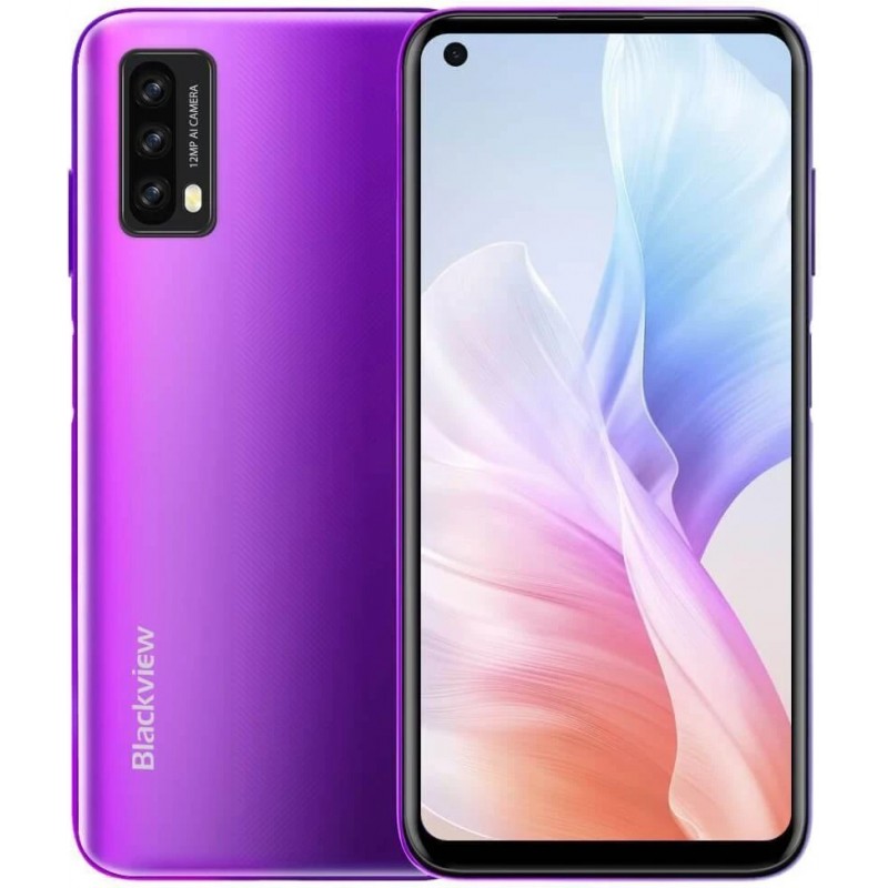 Смартфон Blackview A90 4/64GB Dual Sim Neon Purple (6931548307280)