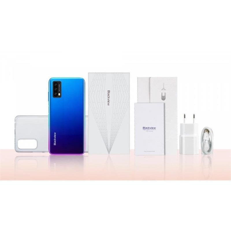 Смартфон Blackview A90 4/64GB Dual Sim Ocean Blue (6931548307297)