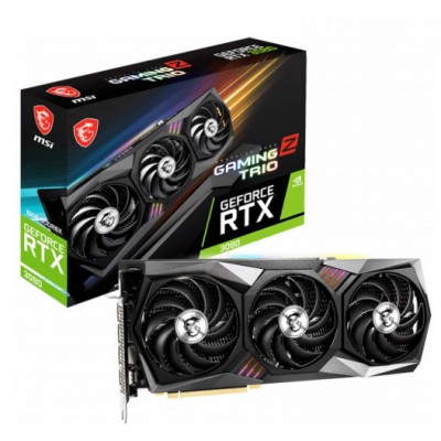 Відеокарта GF RTX 3080 10GB GDDR6X Gaming Z Trio MSI (GeForce RTX 3080 GAMING Z TRIO 10G LHR)