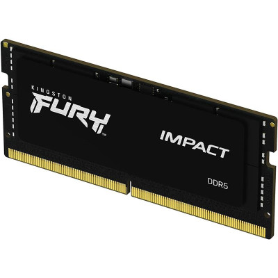 Модуль пам`ятi SO-DIMM 8GB/4800 DDR5 Kingston Fury Impact (KF548S38IB-8)