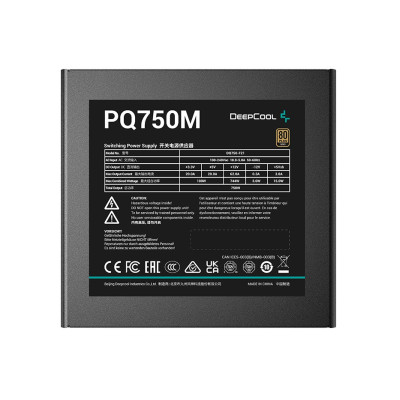 Блок живлення DeepCool PQ750M (R-PQ750M-FA0B-EU) 750W