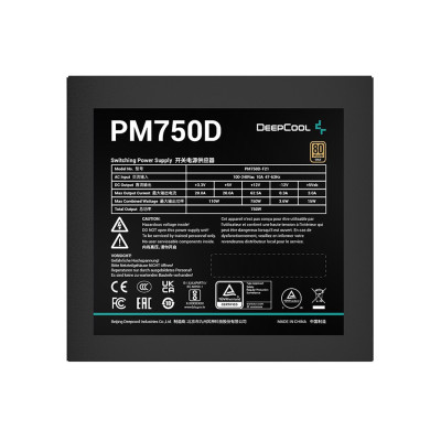 Блок живлення DeepCool PM750D (R-PM750D-FA0B-EU) 750W