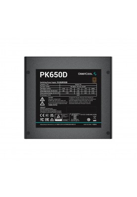 Блок живлення DeepCool PK650D (R-PK650D-FA0B-EU) 650W