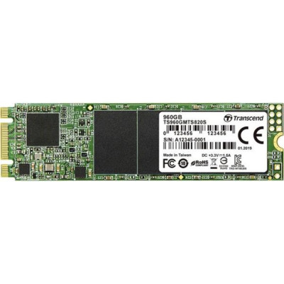 Накопичувач SSD  960GB Transcend 820S M.2 2280 SATAIII 3D TLC NAND (TS960GMTS820S)