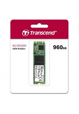 Накопичувач SSD  960GB Transcend 820S M.2 2280 SATAIII 3D TLC NAND (TS960GMTS820S)