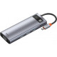 Концентратор USB-C Baseus Metal Gleam Series 9in1 Gray (CAHUB-CU0G)