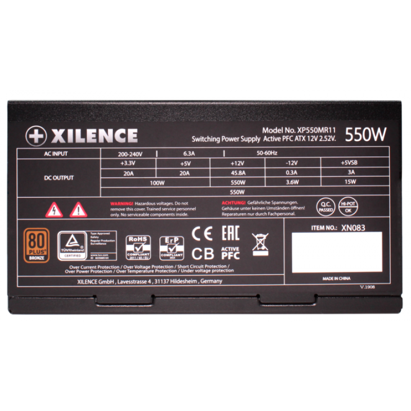 Блок живлення Xilence Performance A+ III (XP550MR11) 550W