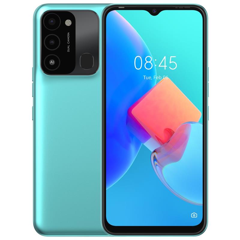 Смартфон Tecno Spark 8С (KG5n) 4/64GB NFC Dual Sim Turquoise Cyan (4895180777967)