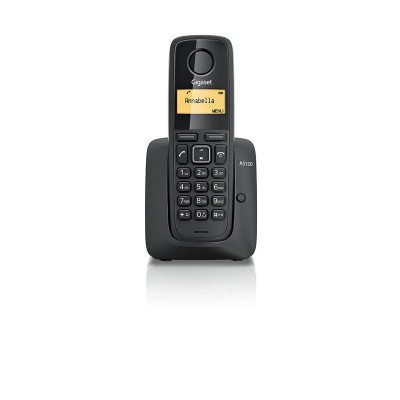 Радiотелефон DECT Gigaset A120 Black (S30852-H2401-S301)