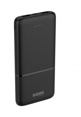 Універсальна мобільна батарея Sigma mobile X-Power SI10A1 10000mAh Black (4827798423615)