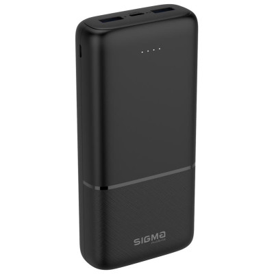 Універсальна мобільна батарея Sigma mobile X-Power SI20A1 20000mAh Black (4827798423714)