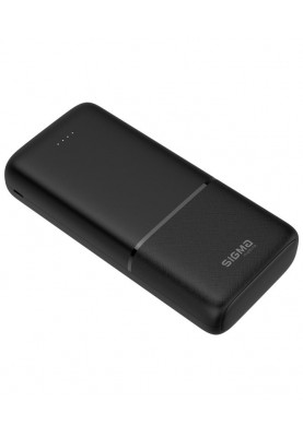 Універсальна мобільна батарея Sigma mobile X-Power SI20A1 20000mAh Black (4827798423714)