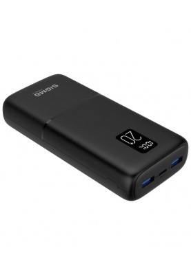 Універсальна мобільна батарея Sigma mobile X-Power SI20A2QL 20000mAh Black (4827798423813)