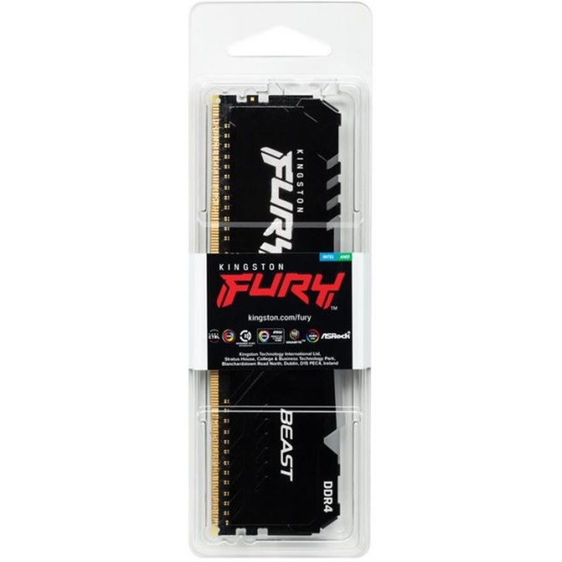 Модуль пам`ятi DDR4 32GB/3600 Kingston Fury Beast RGB (KF436C18BBA/32)