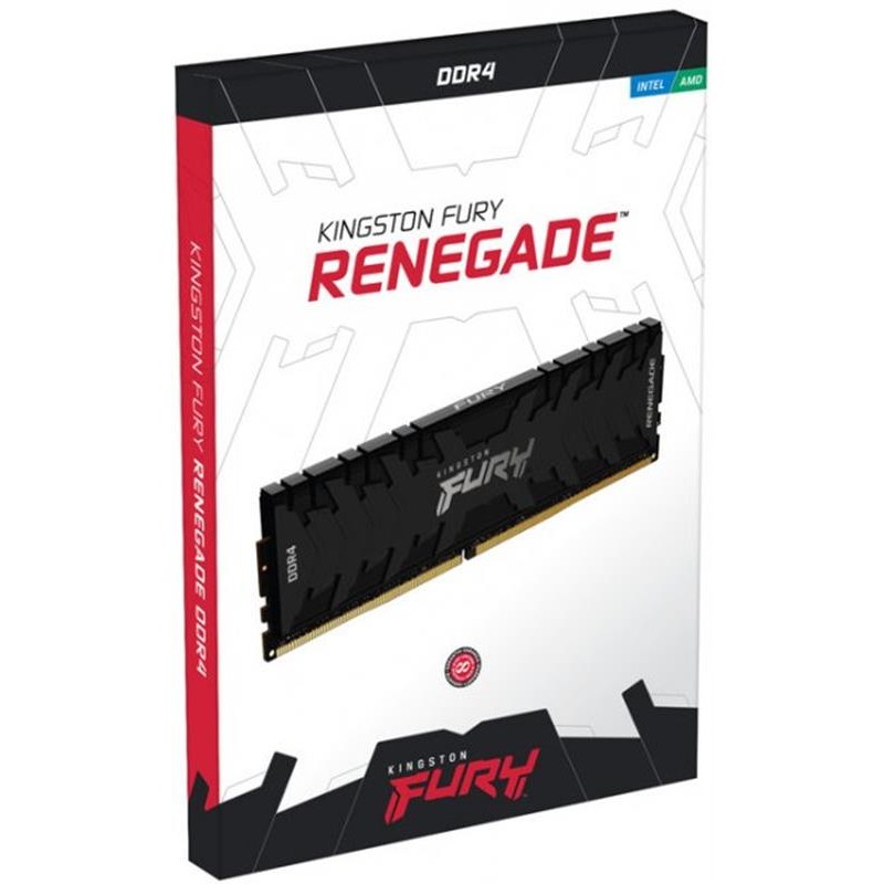 Модуль пам`яті DDR4 16GB/4000 Kingston Fury Renegade Black (KF440C19RB1/16)