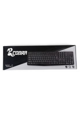 Клавіатура COBRA OK-104 Ukr Black