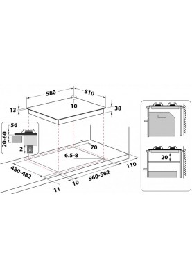 Варильна поверхня Whirlpool TKRL 650 IX