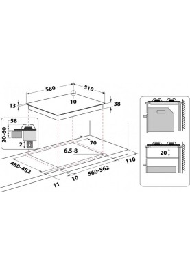 Варильна поверхня Whirlpool TKRL 660 IX