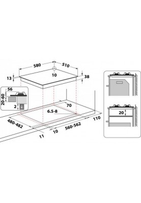 Варильна поверхня Whirlpool TGML 661 IX