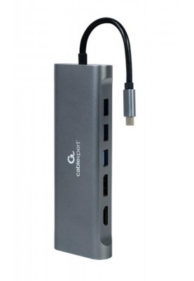 Док-станція Cablexpert USB-C 8-в-1 (A-CM-COMBO8-01)
