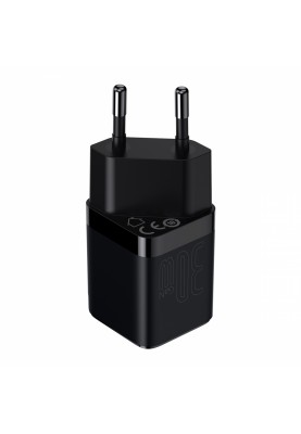 Мережевий зарядний пристрій Baseus GaN3 Fast Charger 30W (1 Type-C) Black (CCGN010101)