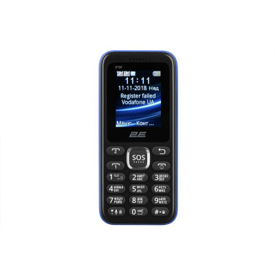 Мобiльний телефон 2E S180 Dual Sim Blue (680051628653)