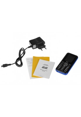 Мобiльний телефон 2E S180 Dual Sim Blue (680051628653)