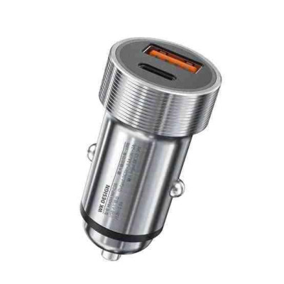 Автомобільний зарядний пристрій WK WP-C28 (2USB) Silver (6941027614648) Автомобільний зарядний пристрій WK WP-C28 (2USB) Silver (6941027614648)