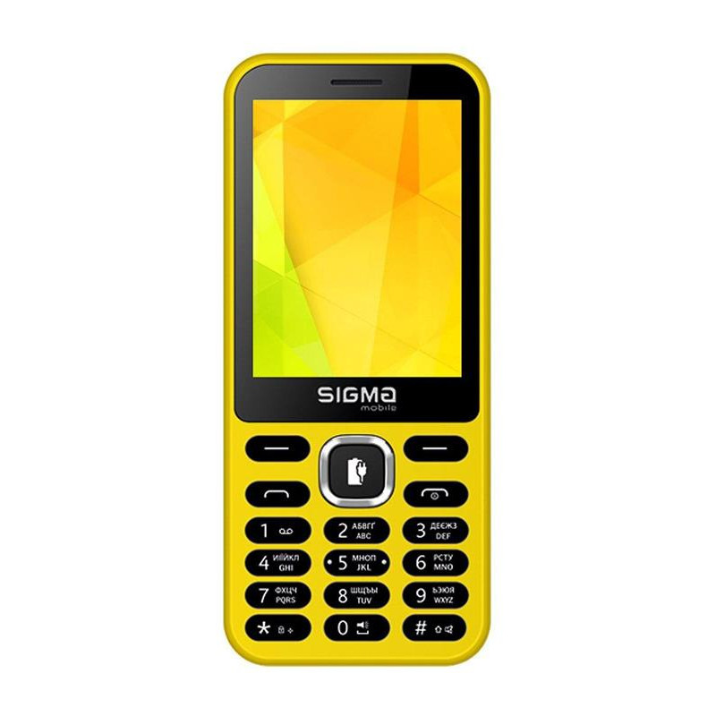 Мобiльний телефон Sigma mobile X-style 31 Power Dual Sim Yellow