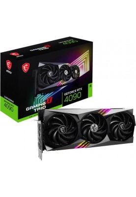 Відеокарта GF RTX 4090 24GB GDDR6X Gaming X Trio MSI (GeForce RTX 4090 GAMING X TRIO 24G)