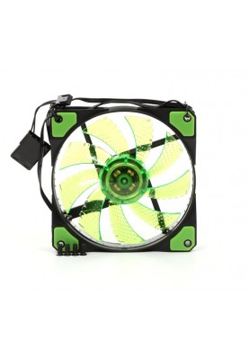 Вентилятор ProLogix 120*120*25 32 Green LED 3+4pin (PLF-SB120G4) BOX