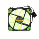 Вентилятор ProLogix 120*120*25 32 Green LED 3+4pin (PLF-SB120G4) BOX
