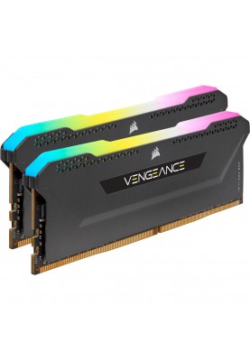 Модуль пам`ятi DDR4 2x8GB/3200 Corsair Vengeance RGB Pro SL Black (CMH16GX4M2Z3200C16)