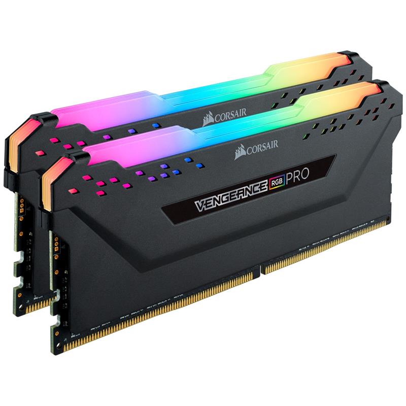 Модуль пам`ятi DDR4 2x8GB/3200 Corsair Vengeance RGB Pro Black (CMW16GX4M2C3200C16)