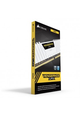 Модуль пам`ятi DDR4 2x8GB/3200 Corsair Vengeance LPX White (CMK16GX4M2B3200C16W)