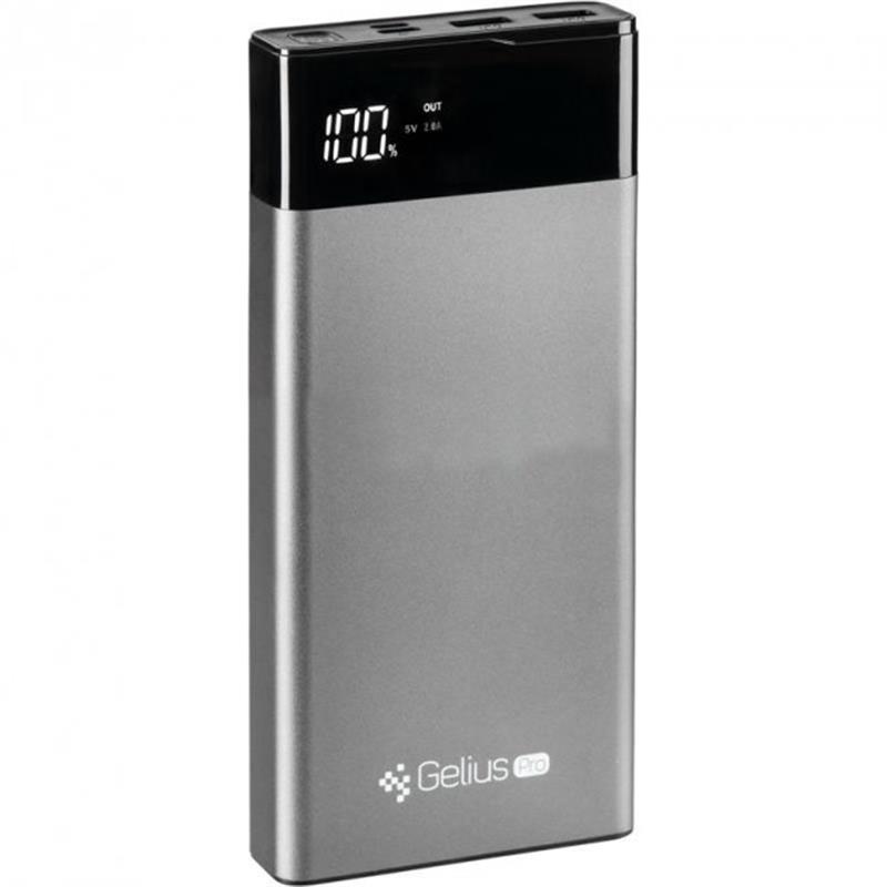 Універсальна мобільна батарея Gelius Pro Edge 20000mAh Grey (GP-PB20-007-V2PD)