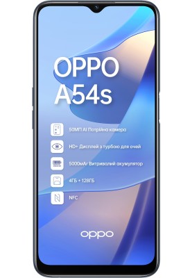 Смартфон Oppo A54s 4/128GB Dual Sim Crystal Black