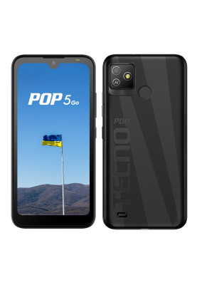 Смартфон Tecno Pop 5 Go (BD1) 1/16GB Dual Sim Aether Black (4895180771019)