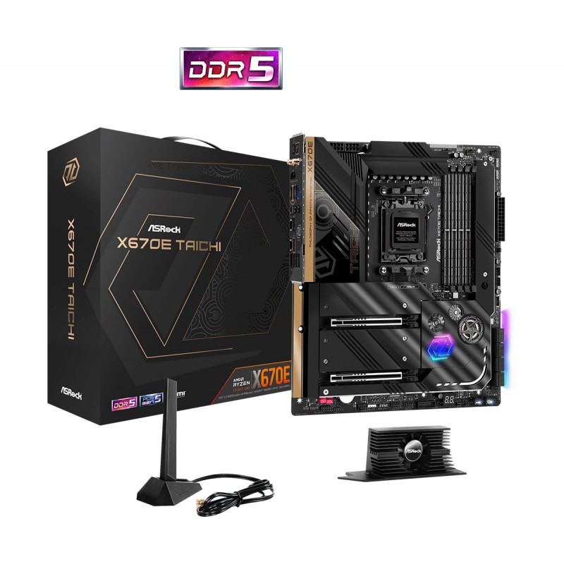 Материнська плата ASRock X670E Taichi Socket AM5